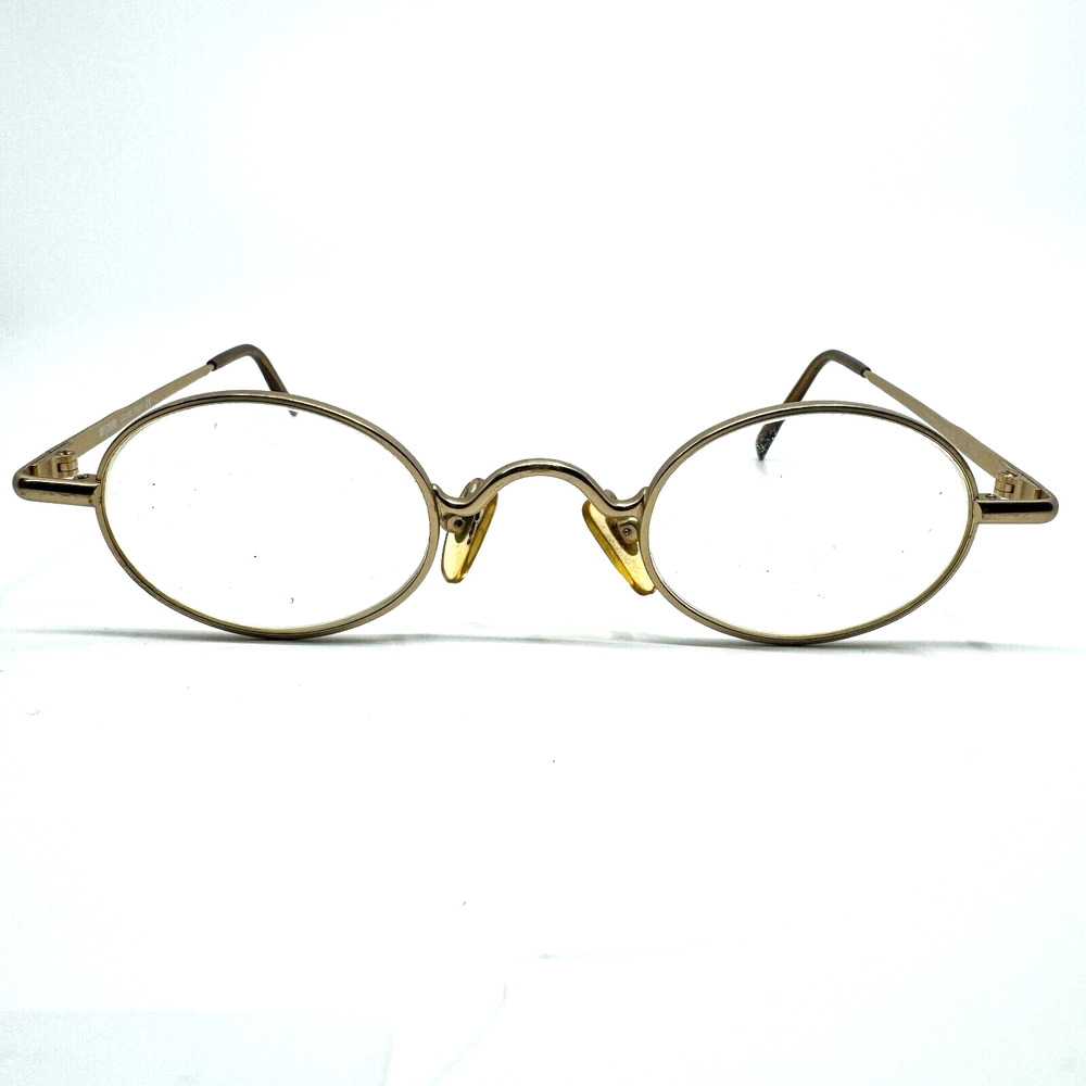 MOSCHINO M 5912-V vintage‎ Gold Eyeglasses Frames Full Rim Womens H9352